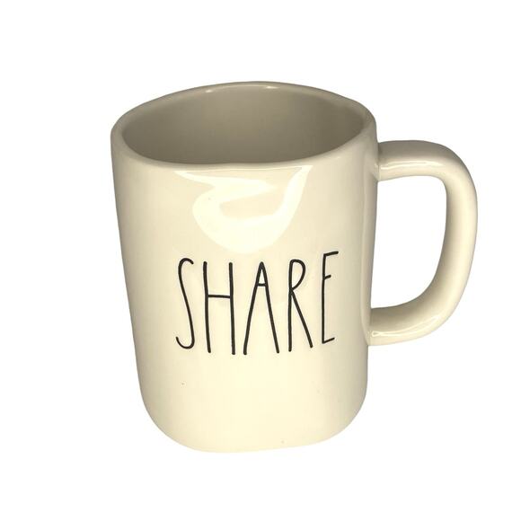 RAE DUNN SHARE COFFE MUG, COFFE CUP - Picture 1 of 4